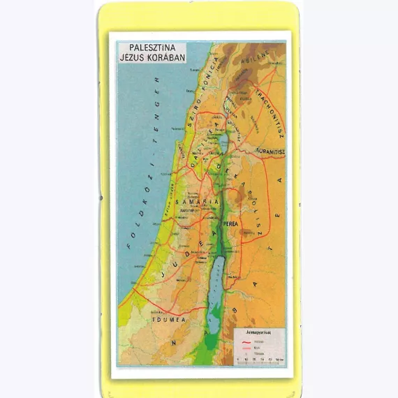 IGÉS HŰTŐMÁGNES 9. (Palesztina Jézus korában - térkép)