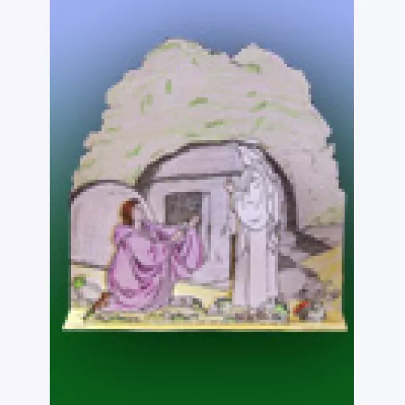 Húsvéti makett-csomag IV. Panorámakép Mária találkozása