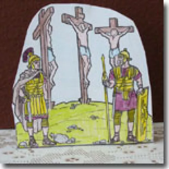 Húsvéti makett-csomag VI. Keresztre feszítés